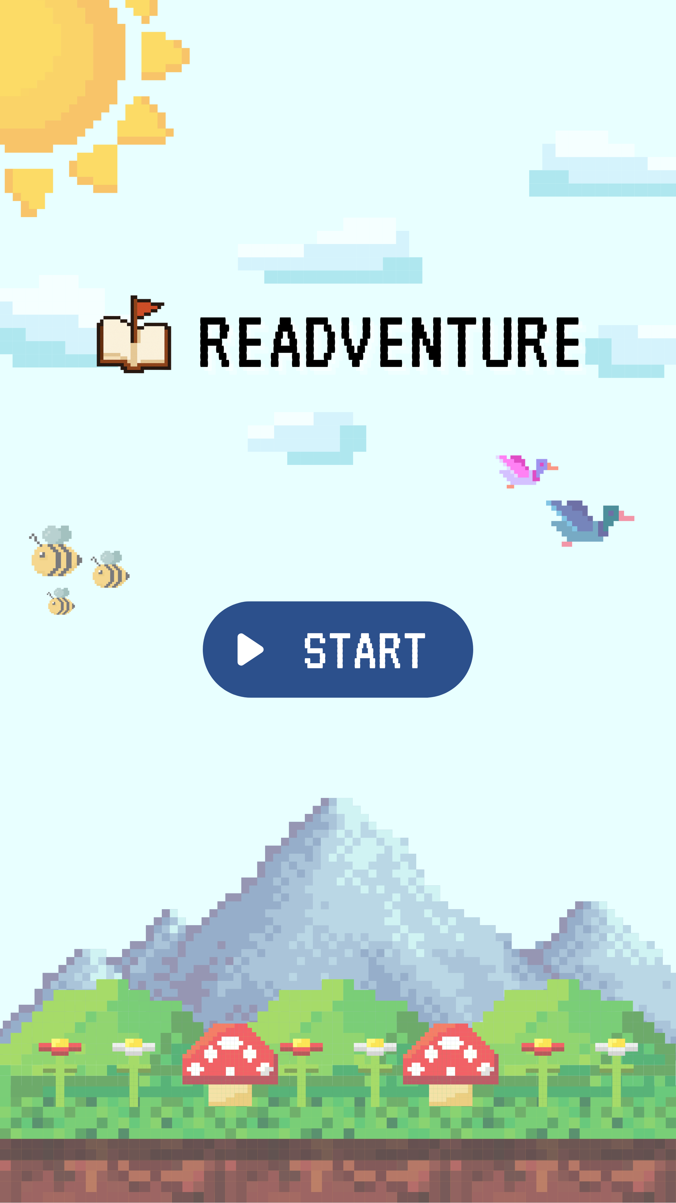 Readventure Mobile App Interface